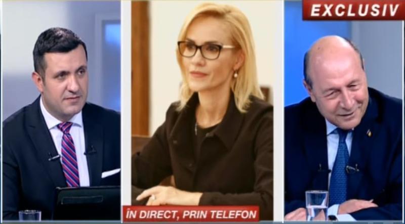 Basescu vs Firea, Foto: Captura YouTube