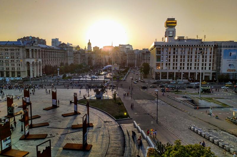 Piata Maidan din Kiev, Foto: HotNews.ro / Victor Cozmei