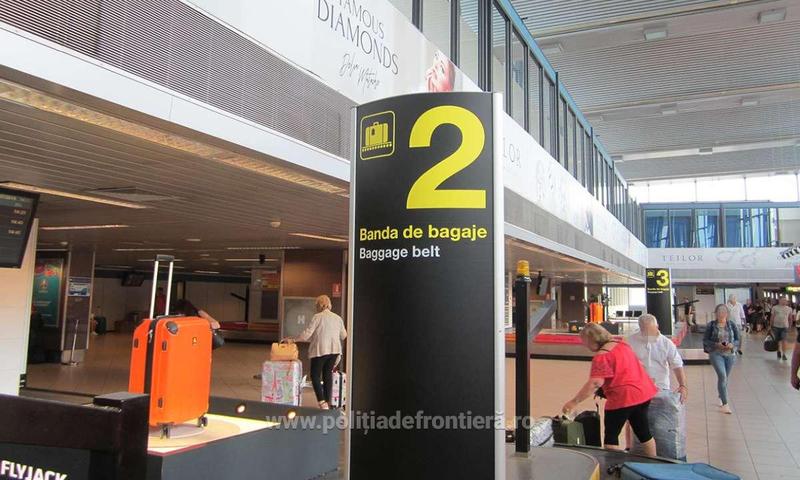 Banda de bagaje Otopeni, Foto: Politia de Frontiera