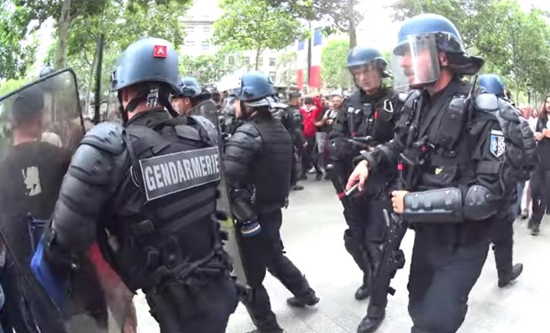 Tensiuni la Paris dupa parada de 14 iulie, Foto: Captura YouTube