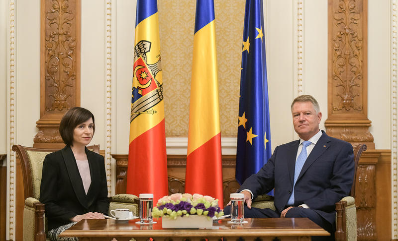 Maia Sandu si Klaus Iohannis, Foto: Presidency.ro