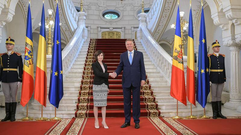 Iohannis si Maia Sandu, Foto: Presidency.ro
