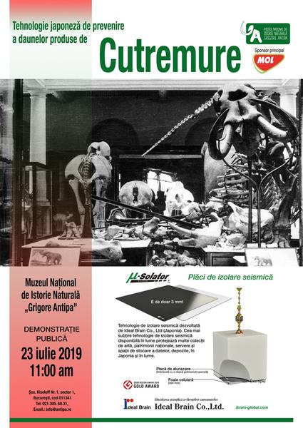 Deinotherium gigantissimum dupa cutremurul din 1977, Foto: Muzeul Antipa