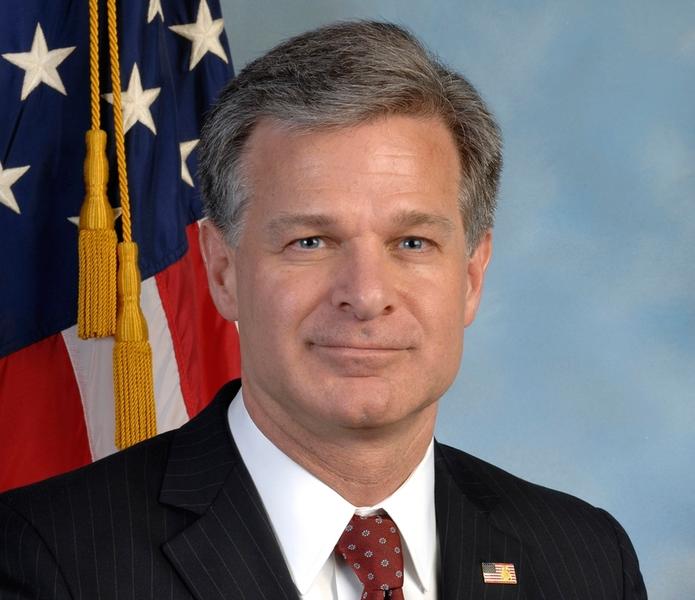 Christopher Wray, Foto: FBI.gov