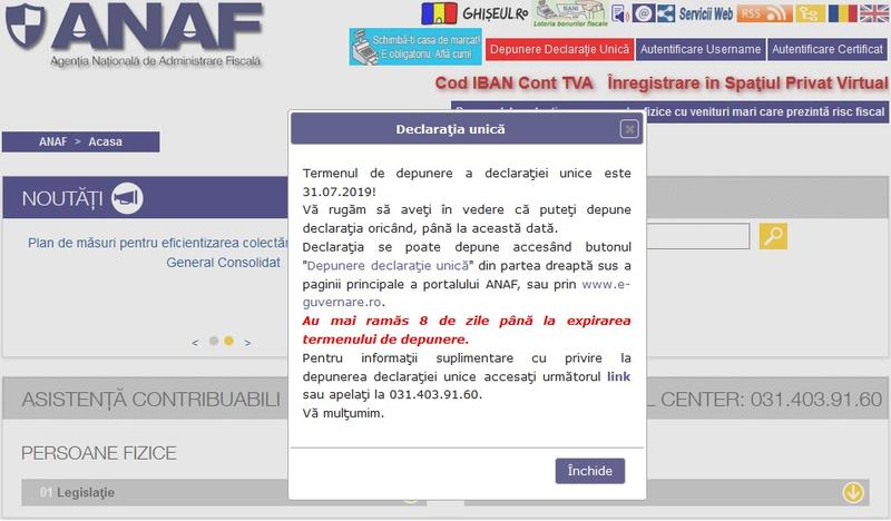 termen Declaratia Unica, Foto: Hotnews