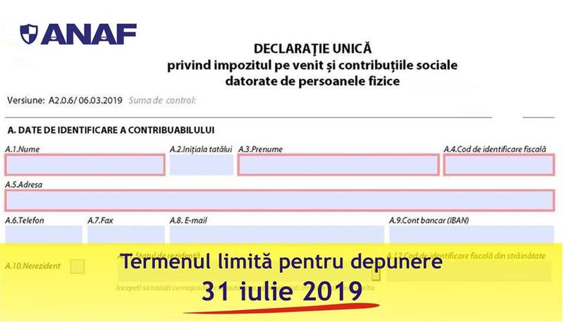 Declaratia unica 2019, Foto: Hotnews