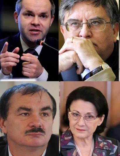 Funeriu, Dumitru, Miclea, Andronescu, Foto: Hotnews