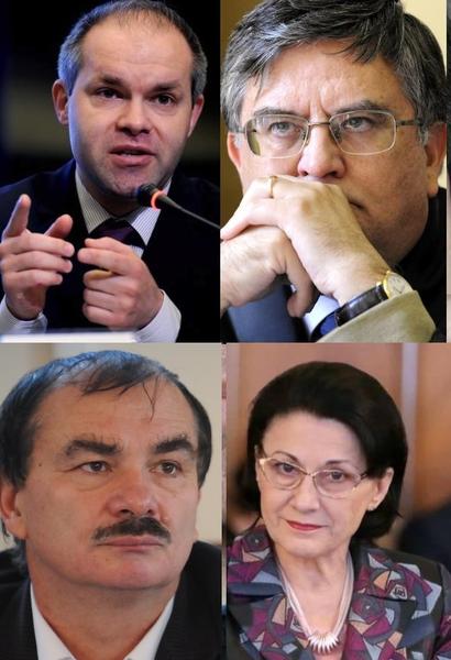 Funeriu, Dumitru, Miclea, Andronescu, Foto: Hotnews