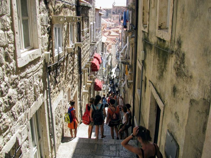 Strazi abrupte in Dubrovnik, Foto: Hotnews