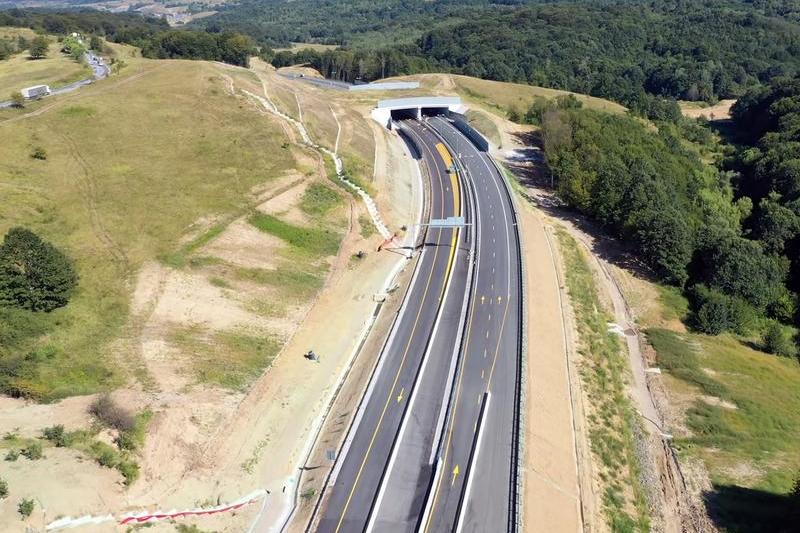 Ecoduct pe Lotul 3 Lugoj - Deva, Foto: Captura YouTube