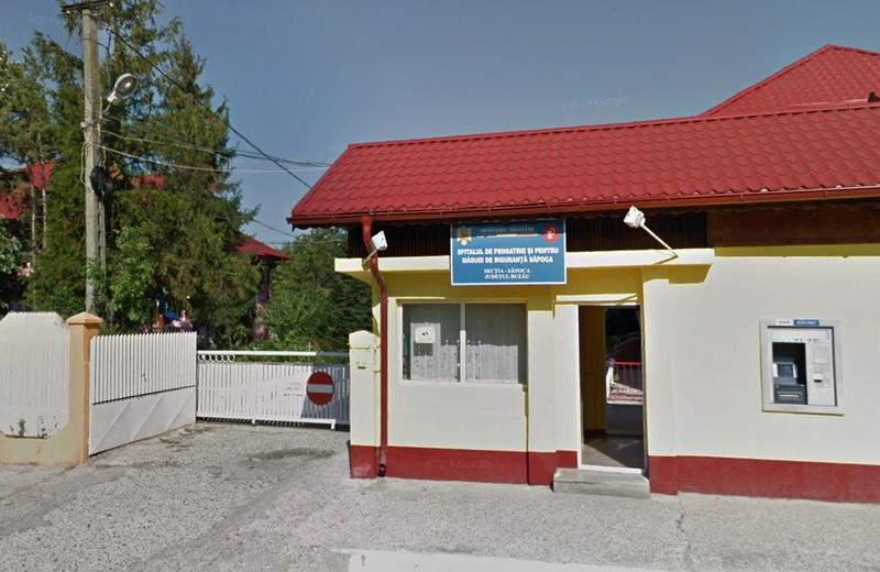 Spitalul de psihiatrie Sapoca - Buzau, Foto: Google Street View