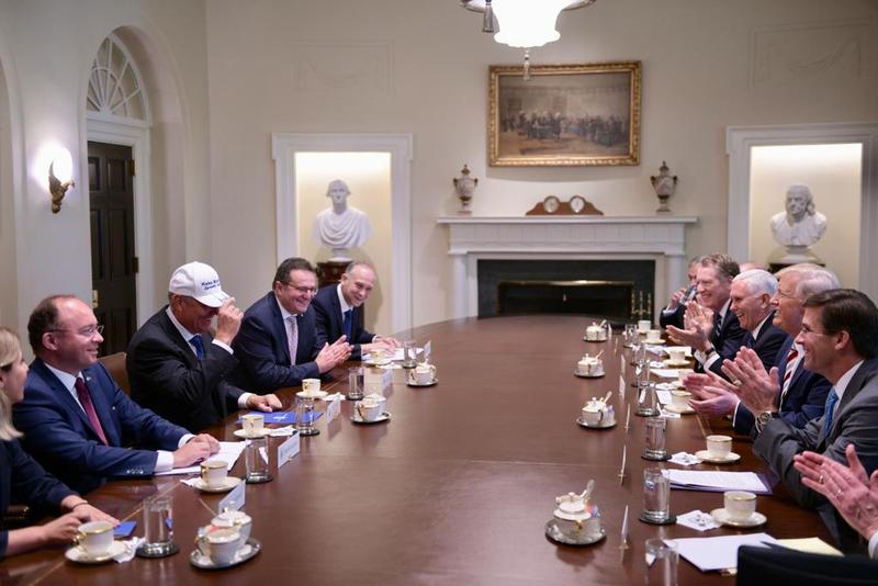 Klaus Iohannis, la Casa Albă, Foto: Administratia Prezidentiala