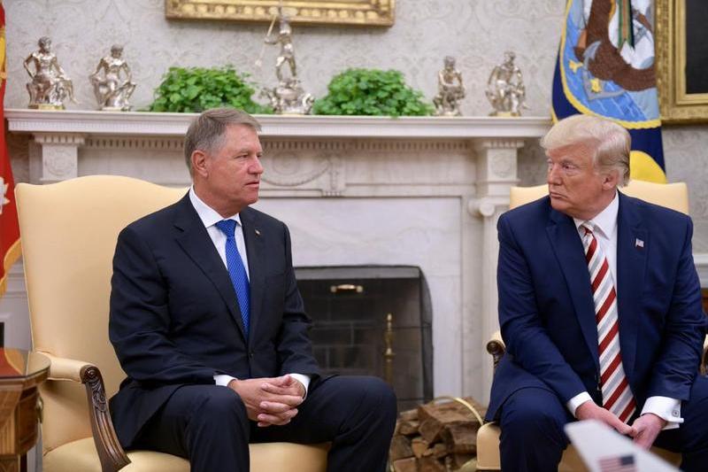 Klaus Iohannis si Donald Trump la Casa Alba, Foto: Facebook - Klaus Iohannis