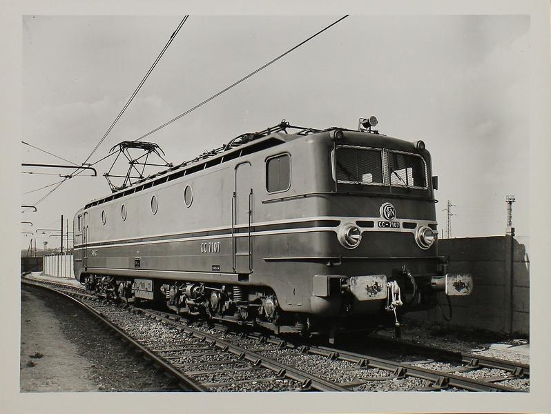 Locomotiva electrica CC 7107, Foto: SNCF Archives