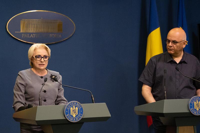 Viorica Dancila și Raed Arafat, Foto: Guvernul Romaniei