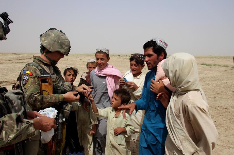 militar roman in Afganistan, Foto: Hotnews