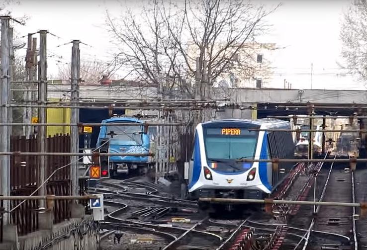 Metroul la suprafata in Bucuresti, Foto: Captura YouTube