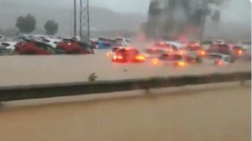 inundatii Spania, Foto: Captura video