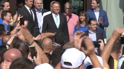 Iohannis, Foto: Captura video