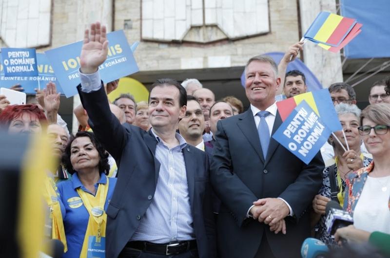 Klaus Iohannis şi Ludovic Orban, Foto: PNL