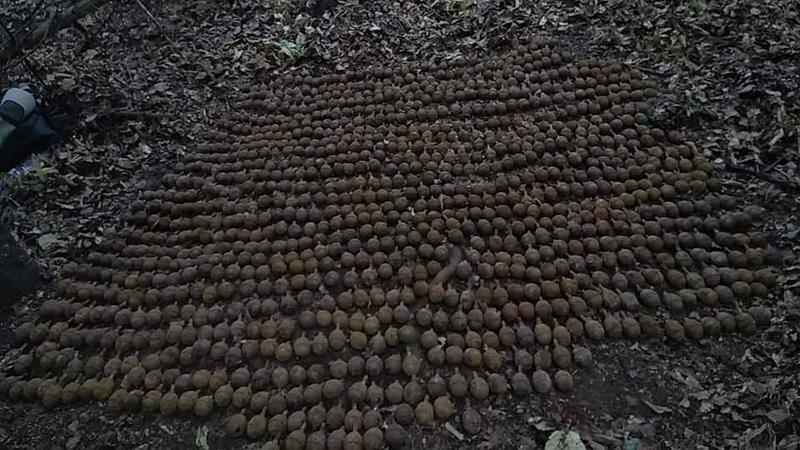 Peste o mie de grenade descoperite in Vrancea, Foto: Facebook/ ISU Vrancea