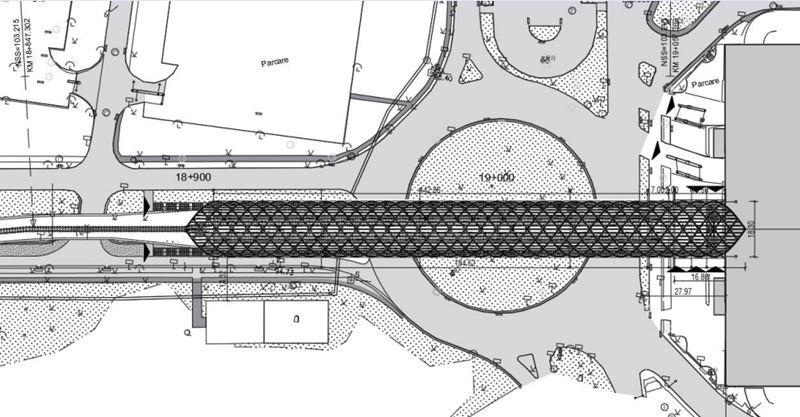 Future train station at Bucharest Airport, Foto: CFR