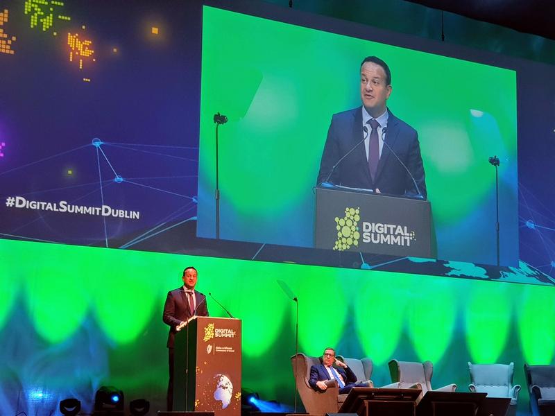 Premierul irlandez la summit=ul digital de la Dublin, Foto: Hotnews