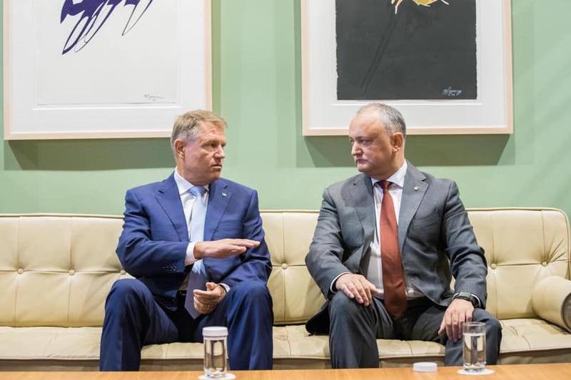 Klaus Iohannis si Igor Dodon, Foto: Facebook / Igor Dodon