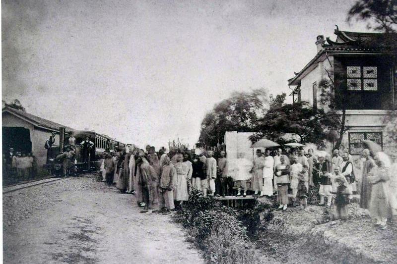 La deschiderea caii ferate in 1876, Foto: Visual Cultures in East Asia