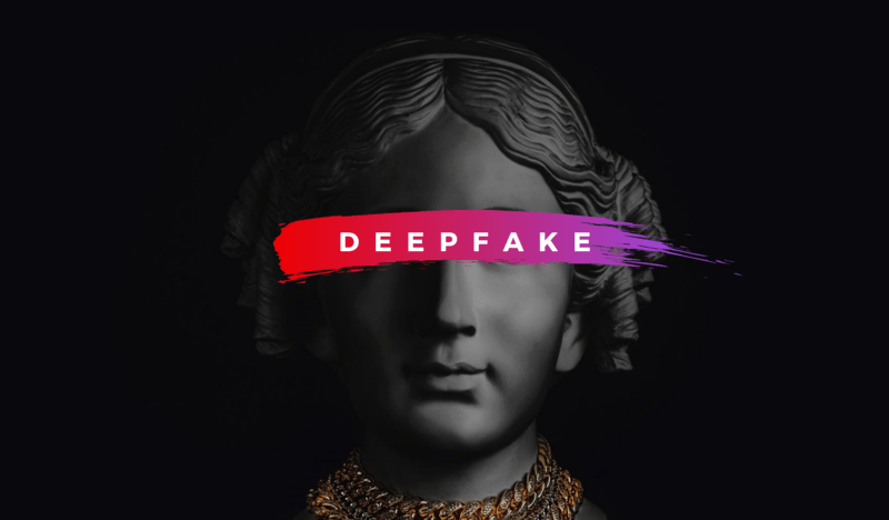 Deepfake, Foto: Pexels [Edited: line over eyes and text]