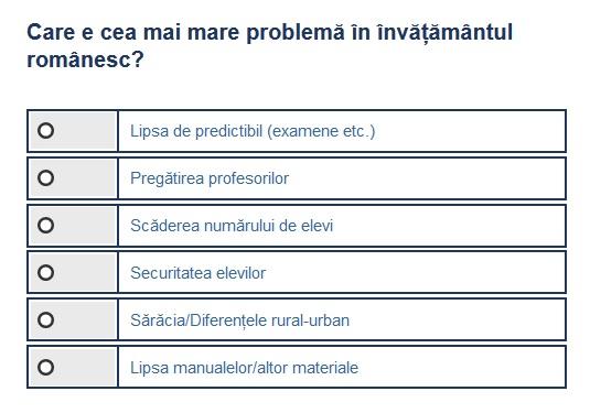 Sondaj problemele scolii, Foto: Hotnews
