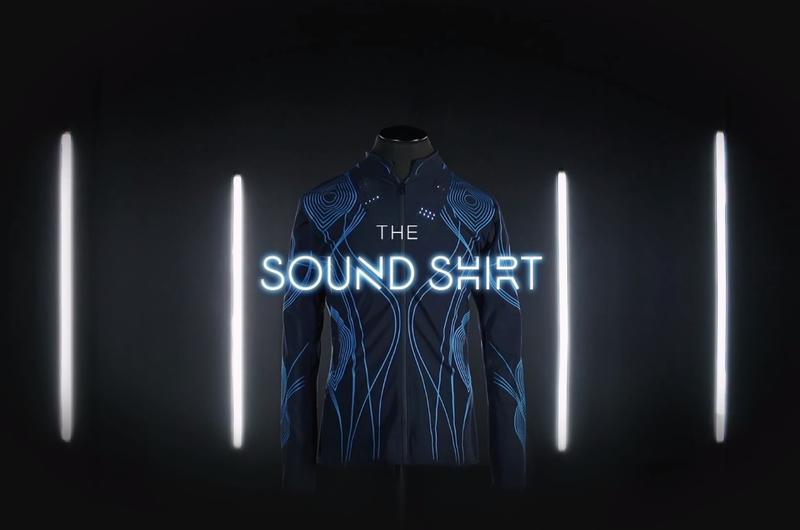 “Sound Shirt”, Foto: Captura YouTube - cutecircuit