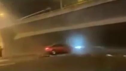 Pod prabusit in China, Foto: Captura YouTube