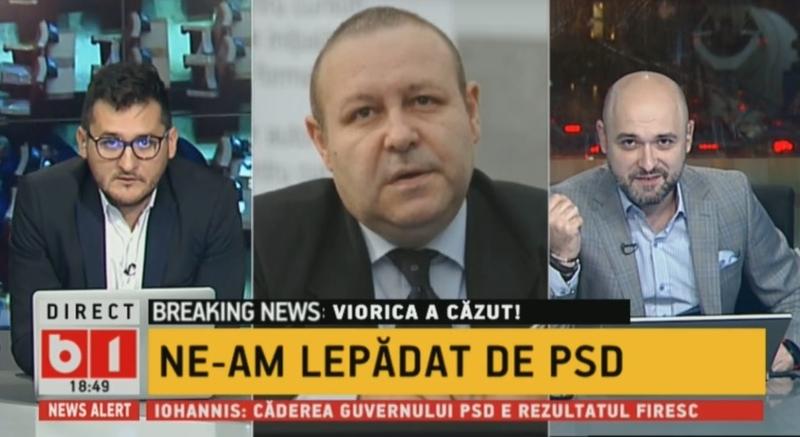 18.50 B1: Ne-am lepadat de PSD, Foto: Captura video