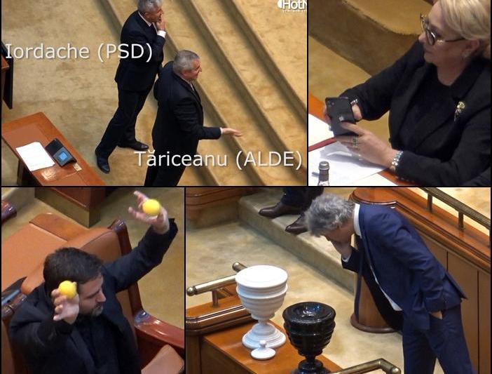 Ce nu s-a vazut la TV la motiunea de cenzura, Foto: Hotnews