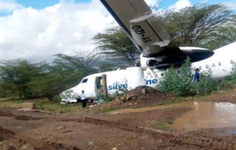 avion iesit de pe pista, Foto: Captura video