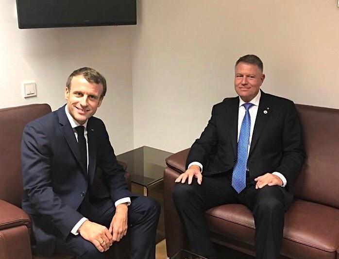 Iohannis și Macron, Foto: Hotnews