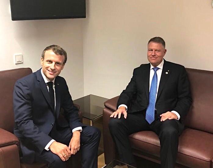 Iohannis și Macron, Foto: Hotnews