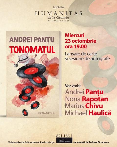 Tonomatul, povestiri fantastice de Andrei Panțu, Foto: Hotnews