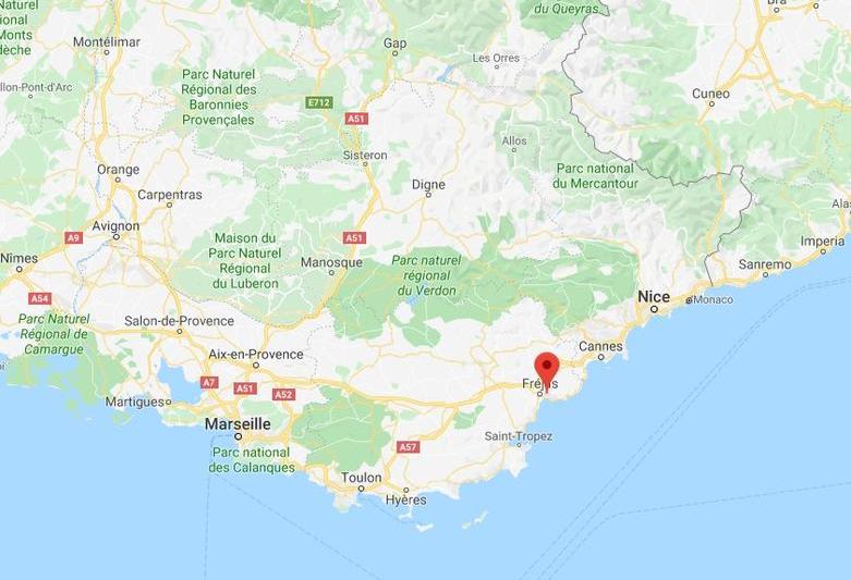 Saint-Raphael, Franta, Foto: Google Maps