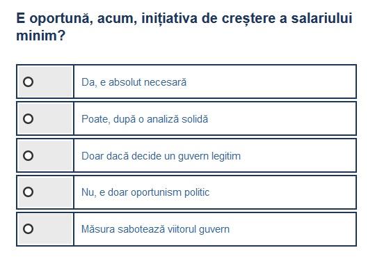 Sondaj cresterea salariului minim, Foto: Hotnews