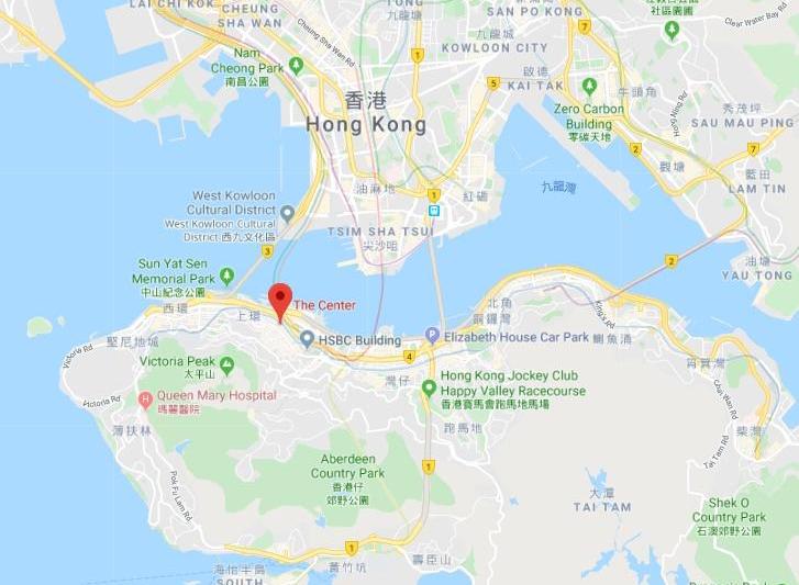 Hong Kong, The Centre, Foto: Google Maps