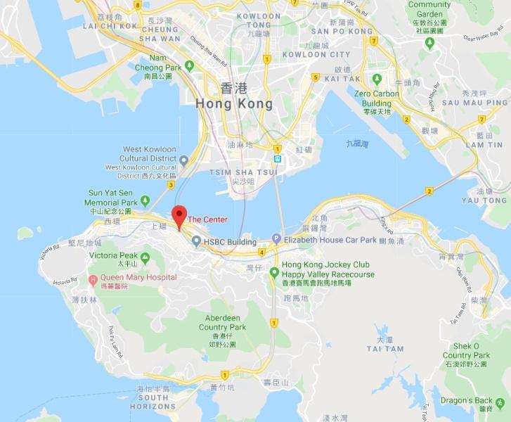 Hong Kong, The Centre, Foto: Google Maps