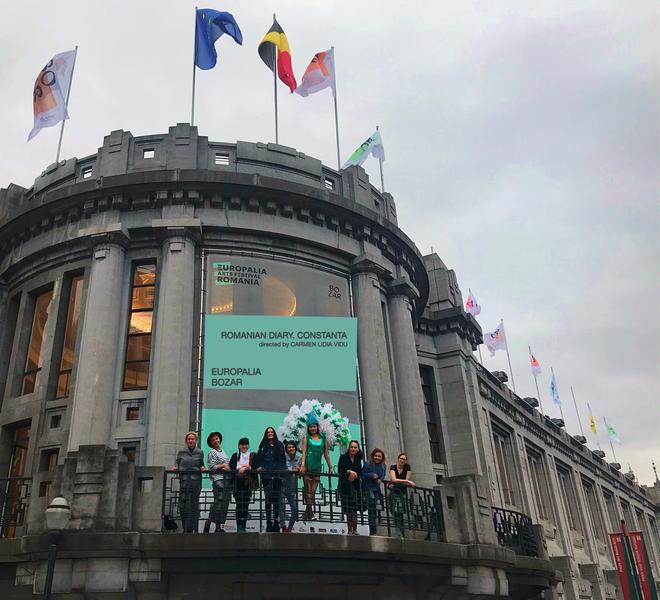 Echipa Jurnal de Romania la Bozar, Foto: Hotnews