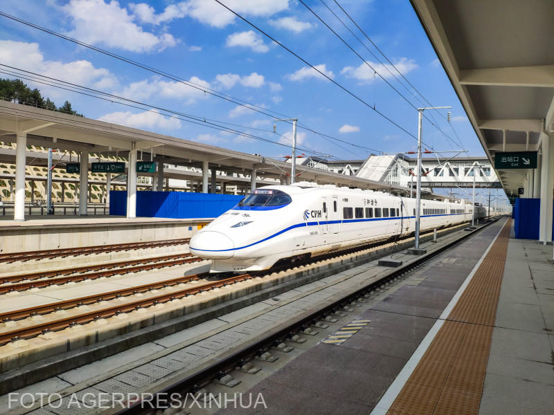 Tren chinez de mare viteza, Foto: Agerpres/Xinhua