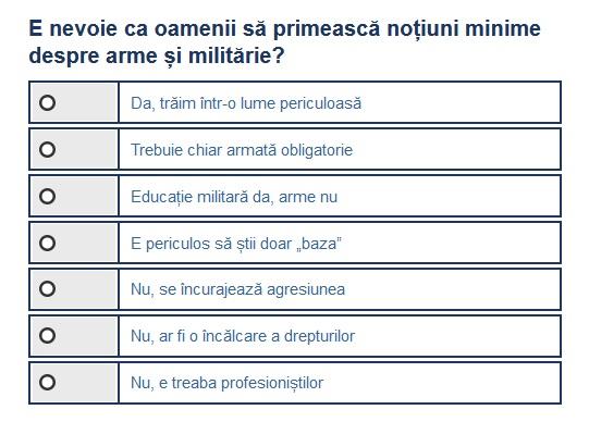 Sondaj arme-militarie, Foto: Hotnews