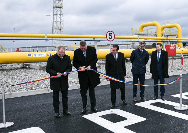 Iohannis, la statie gaze- Transgaz, Foto: Administratia Prezidentiala