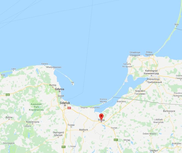 Portul Elblag, Foto: Google Maps