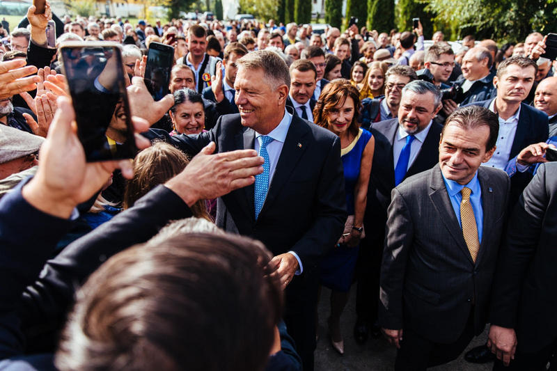 Klaus Iohannis la Iași, Foto: PNL