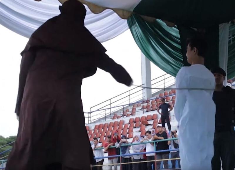 Pedeapsa publica in Indonezia, Foto: Captura YouTube